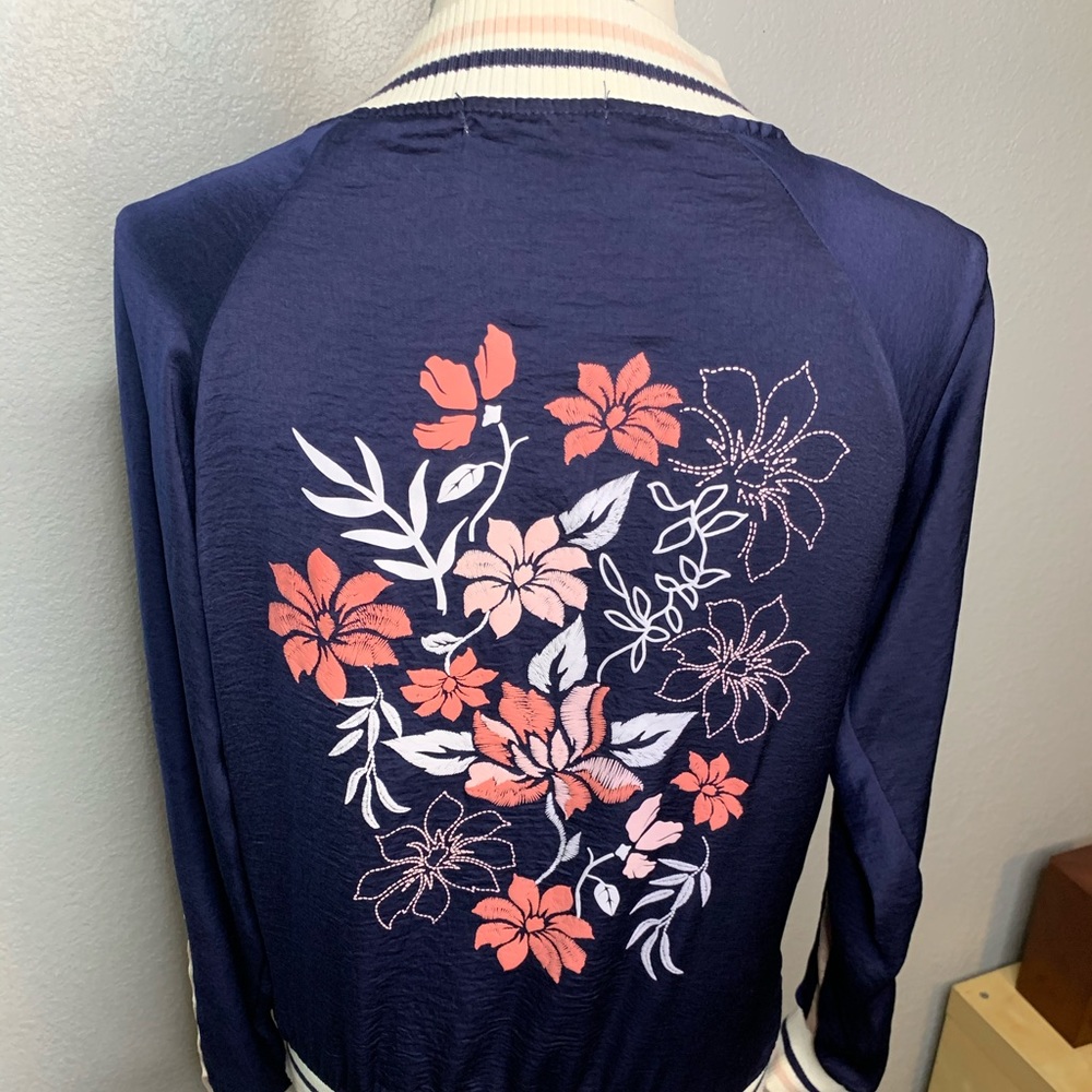 Satin bomber jacket
